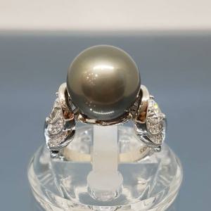 14mm흑진주반지(화이트골드 7.5g 어머님 DS)