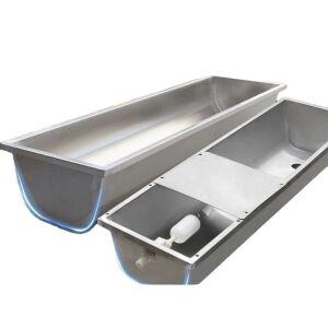 소 돼지 여물통 스텐 화분 축사 원목 가축 먹이 사료