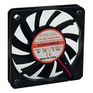 에버쿨 DC 5V 60mm 케이스 팬쿨러 2핀 EC6010H05B-2P