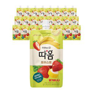 [빙그레] 따옴 트위스트 딸기 바나나 아이스크림 24개