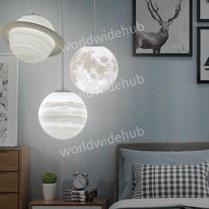 행성 조명 우주 천장등 태양계 토성 목성 달 무드등 침실 카페