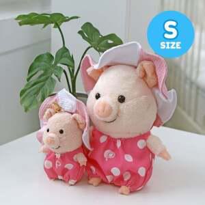 푸우통 인형 튤립모자 S 20cm 러블리 봉제 돼지