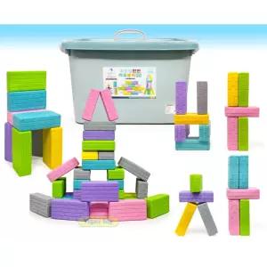 영유아 손세탁가능 말랑소재 안전 사각블럭 병설유치원 놀이중심