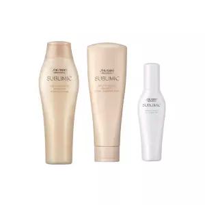 시세이도 아쿠아인텐시브 샴푸 250ml + 트리트먼트 250ml + 원더쉴드 125ml 세트 손상 모발 모발용