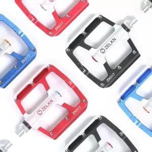 젤큰 자전거페달 로드 MTB 픽시 3베어링 평페달 