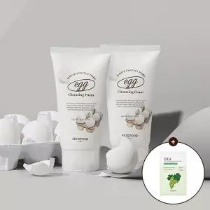 [스킨푸드][쿠폰가10,450원][1+1]에그 화이트 클렌징폼150ml + (증정)샤인머스캣마스크1매