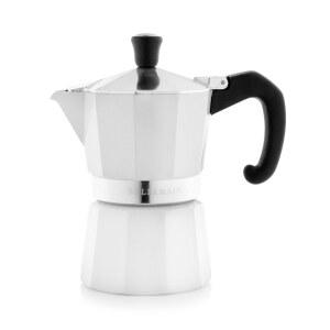 벨메인 스토브탑 에스프레소 메이커 모카 냄비(화이트, 3컵)