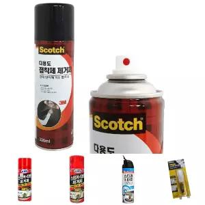 3M 다용도 접착제 제거제 330ml/스티커제거제/타르제거/위생/청결/접착제거/찌든때/묵은때/세척/기름때/세