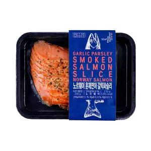 [냉장][노르웨이] 갈릭파슬리 훈제연어 (170g/팩)