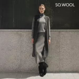 쏘울 25FW 캐시 니트 롱 베스트