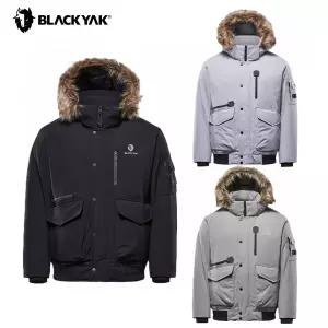 역시즌다운 블랙야크 남성 M히마에코봄버다운 겨울 숏기장 항공점퍼 패딩 1BYPAW3021