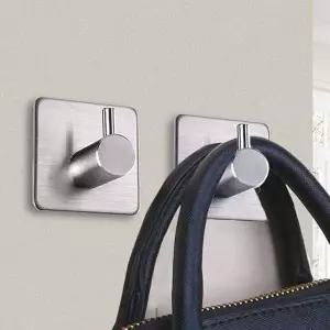 [골드스마일]벽 스테인리스 걸이 부착 접착식 고리 도어 후크 헹거