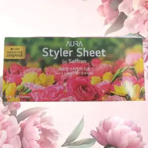 LG 아우라 샤프란 스타일러 시트 페어 앤 프리지아 향기 시트 20매, 1개