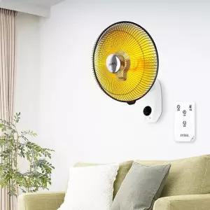 카본 벽걸이선풍기형 전기히터 난로 RH-1855WR / 리모컨제어 좌우회전