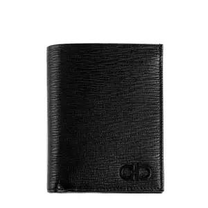 [페라가모] (66 A067 NERO 0733348) 남성 더블 간치니 반지갑