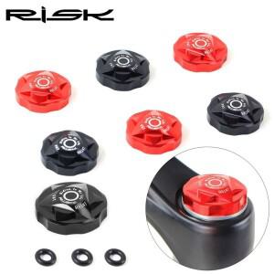 MTB 자전거 포크 커버 캡 알루미늄 합금 에어 노즐 충격 흡수 프론트 숄더 가스 부품