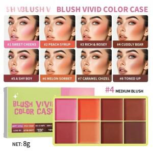 하이라이터 브론저 커브 케이스 크림 아이브로우 블러쉬 하이라이터 팔레트 매트 쉬머 피니쉬 섀도우 톤 롱