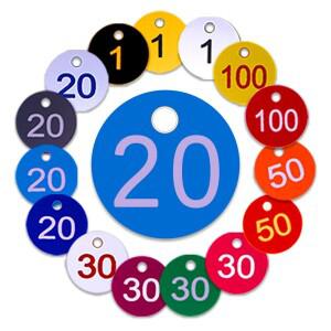 하이라이터 브론저 홈식물 농장 양봉 상자 레이블 다기능구멍 전문 라운드 마커가 양면 플라스틱 번호 태그