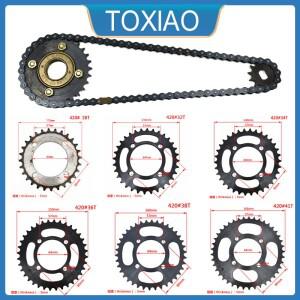 420 28T 29T 32T 34T 36T 38T 41T 수정된 전기 세발자전거 치아 디스크는 플라이휠 체인 전송 액세서리를