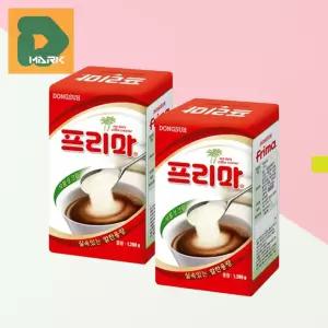 동서 프리마 2개 식당 믹스커피 제조 업소용 커피 식물성 프림 크리머 크림 카페 가정용 사무실 다방커피