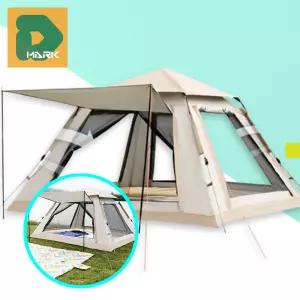 원터치 자동텐트 5인용 피크닉 3인 텐트 돔형 팝업 차박 나들이 그늘막 가족 쉘터 캠핑 4인 설치 여행 쉬운