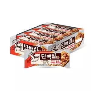 오리온 단백질바 50g X 12개 1곽/프로틴바/포스트/미니/초코바/닥터유/에너지바/프로/단백질/대용량/견과