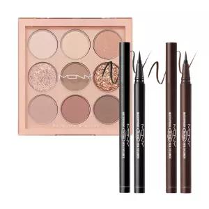 맥퀸뉴욕 아이섀도우 팔레트 누드무드 + 워터프루프 타투 펜 아이라이너 2종 SET
