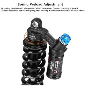 산악 자전거 다운힐 DH 리어 쇼크 DNM RCP2S 190 200 210 220 240 265MM 450 550 750Lbs 전기 업소버