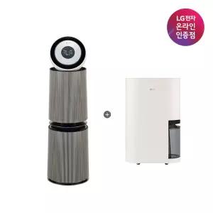 LG 퓨리케어 AI 360 공기청정기 + LG 휘센 오브제컬렉션 제습기 (AS335NSAC + DQ214MEGA)
