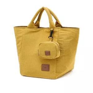 닥스 액세서리 26SS 옐로우 체크 나일론 토트백 DBBA6EG55Y2