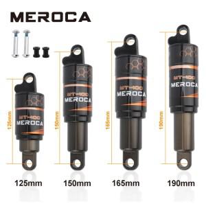 MEROCA 자전거 후방 충격 흡수기 전기 스쿠터 산악 오일 스프링 125mm 190mm