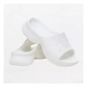[크록스]베이 슬라이드 화이트 슬리퍼 (211108-100)