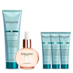 [Best Duo] 케라스타즈 글레이즈 퍼퓸헤어오일 45ml+시몽 테르미크 150ml 세트 (+시몽 테르미크 30ml 3개)