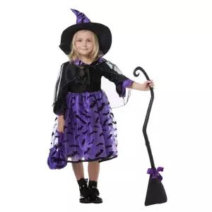 할로윈 주시 마녀 퍼플 코스튬 (선택) 아동 캐릭터 옷