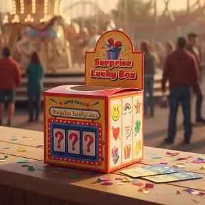 추첨권/응모권 럭키드로우 랜덤추첨 뽑기함 번호표 응모함 놀이 돌잔치 행사축제 경품이벤트 DIY