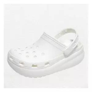 [크록스]클래식 큐티 플랫폼 여성 플랫폼 클로그 샌들 슬리퍼 화이트 207708-100