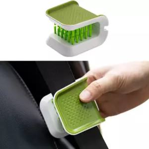 리스롭스 카시트 벨트 클리닝 브러시 미끄럼 방지 클리너 워싱 자동 디테일 양면 U자형 자동차 실내 먼지
