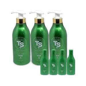 TS 골드플러스 샴푸 500g x 3개 + 100g 4개 탈모케어 1세트