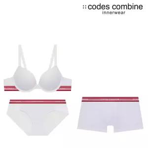 코데즈컴바인이너웨어 화이트 커플세트 (CEWBR151WHCEWBP151WHCEMDR151WH)