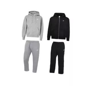 [나이키]츄리닝세트 집업일자세트 FN 블랙 그레이 기모 577013