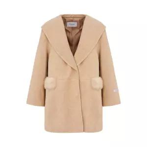 [올리비아하슬러] 울 블렌드 하프코트_OHCWCT201