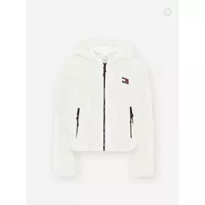 [타미힐피거] 우먼스 뽀글이 셰르파 후드집업(1 COLOR)