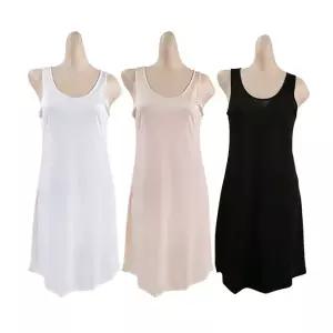 국산 인견 여성 롱 슬립 원피스 실크 치마 홈웨어 617 2855772