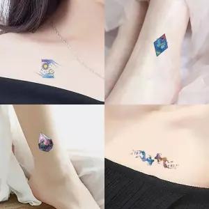 타투 패션 스티커 30종 세트 EJ스타일 붙이는 문신 헤나 오래가는 워터파크 수영장 tattoo