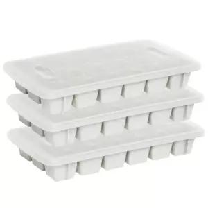 그레이 뚜껑제빙기 18홀. 3매입/DIY아이스크림/각얼음/메이커/틀/냉동실/얼음/통/대용량/트레이/아이스/볼