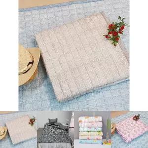 지문 여름 시어서커 카페트 겸 패드 S/침대/호텔/침실/고정/숙면/포근/매트리스/침구/수면/사계절/커버