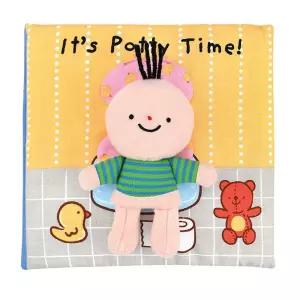 배변습관 헝겊책/놀이/감각/자극/발달/학습/놀이책/학습용/어린이집/영아반/교구/아기/장난감/유치원/영아