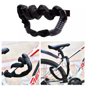(5자리) 체인 자전거 자물쇠/라이딩/자물통/번호/와이어/열쇠/유모차/현관/다용도/방수/하이킹/케이블/잠금