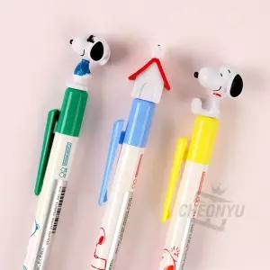 피너츠 스누피샤프/연필/샤프/캐릭터/귀여운/그립/컬러/초등학생/잘써지는/노크식/중고등/필기용