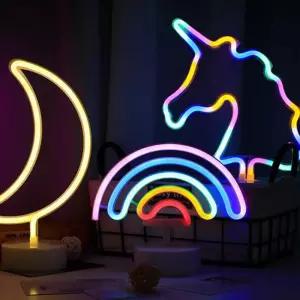 잔솔 LED 네온 사인 건전지 무드등/터치취침등/건전지조명/충전무드등/오브제조명/인테리어무드등